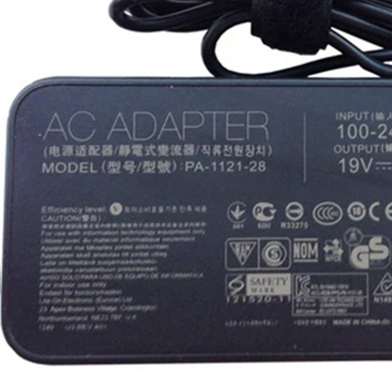 Original ASUS 120W 19V 6.32A Slim Laptop AC Adapter PA-1121-28 for Asus N750 N500, 5.5*2.5mm